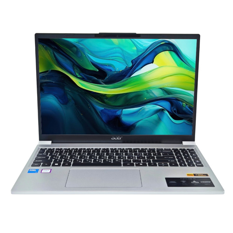 宏碁 Acer Aspire Lite AL15-51P AL15-51P-50GN 銀【Core 5 120U/512G SSD/16G/16:10/120Hz/Win11】15.3吋 文書娛樂筆電 宏碁 Acer Aspire Lite AL15-51P AL15-51P-50GN 銀【Core 5 120U/512G SSD/16G/16:10/120Hz/Win11】15.3吋 文書娛樂筆電