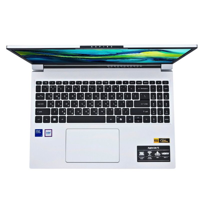 宏碁 Acer Aspire Lite AL15-51P AL15-51P-50GN 銀【Core 5 120U/512G SSD/16G/16:10/120Hz/Win11】15.3吋 文書娛樂筆電 宏碁 Acer Aspire Lite AL15-51P AL15-51P-50GN 銀【Core 5 120U/512G SSD/16G/16:10/120Hz/Win11】15.3吋 文書娛樂筆電
