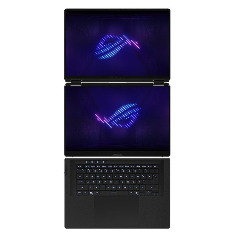 華碩 ASUS ROG Zephyrus Duo 16 GX651AX-0022B386H-NBLO 星曜灰【Ultra 9 386H/64G/RTX 5090 24G/2TB SSD/3K/OLED/120Hz/Win11】16吋 AI西風之神雙觸控螢幕電競筆電
