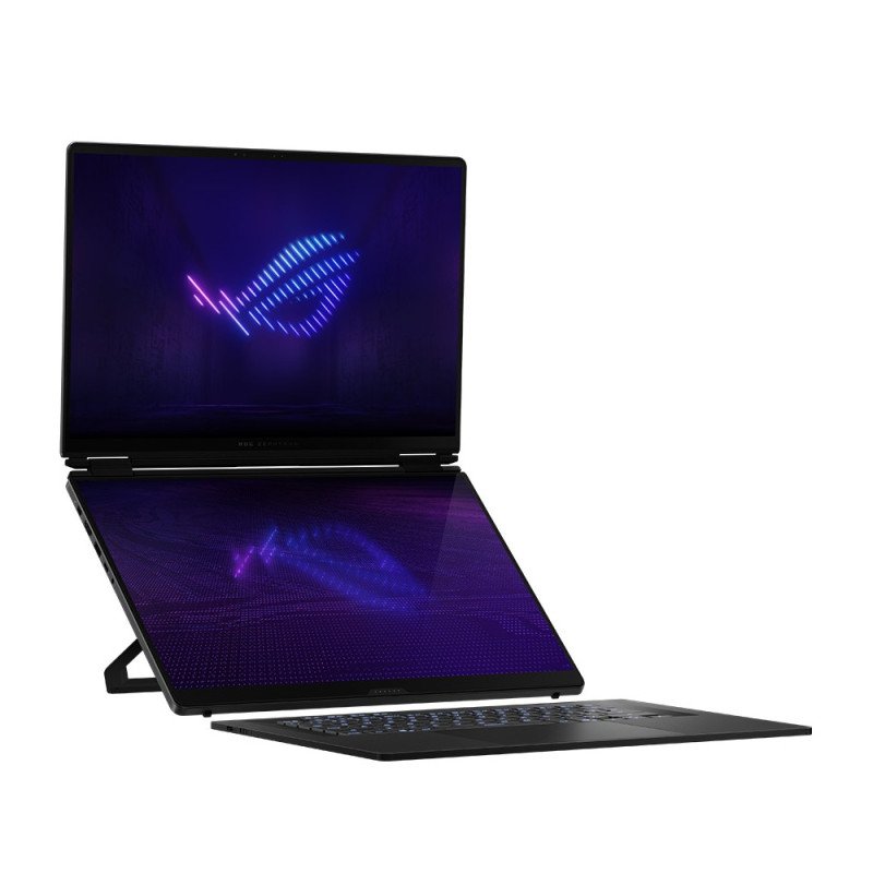 華碩 ASUS ROG Zephyrus Duo 16 GX651AX-0022B386H-NBLO 星曜灰【Ultra 9 386H/64G/RTX 5090 24G/2TB SSD/3K/OLED/120Hz/Win11】16吋 AI西風之神雙觸控螢幕電競筆電